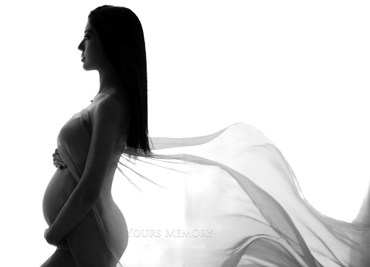 夫妻與毛孩孕婦攝影作品